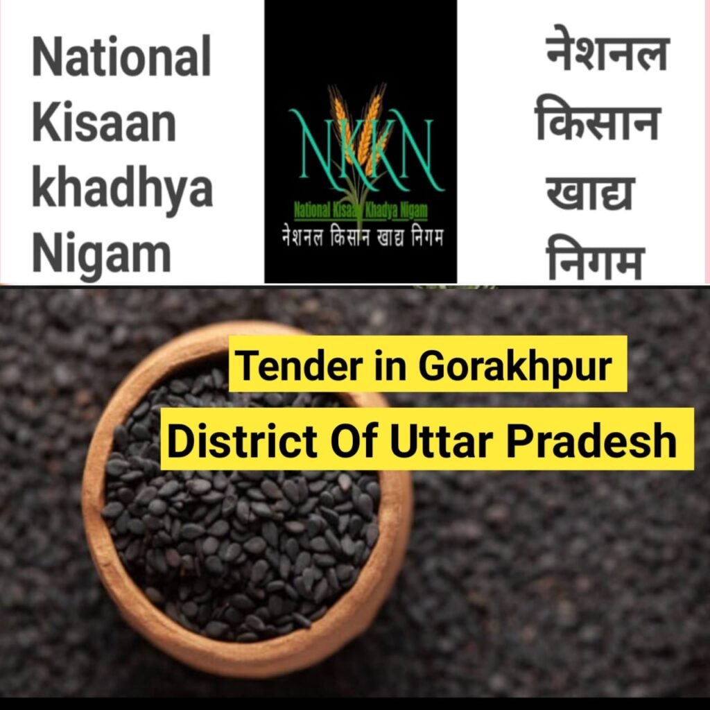 Tender in National Kisaan Khadya Nigam District Gorakhpur Uttar Pradesh Unit