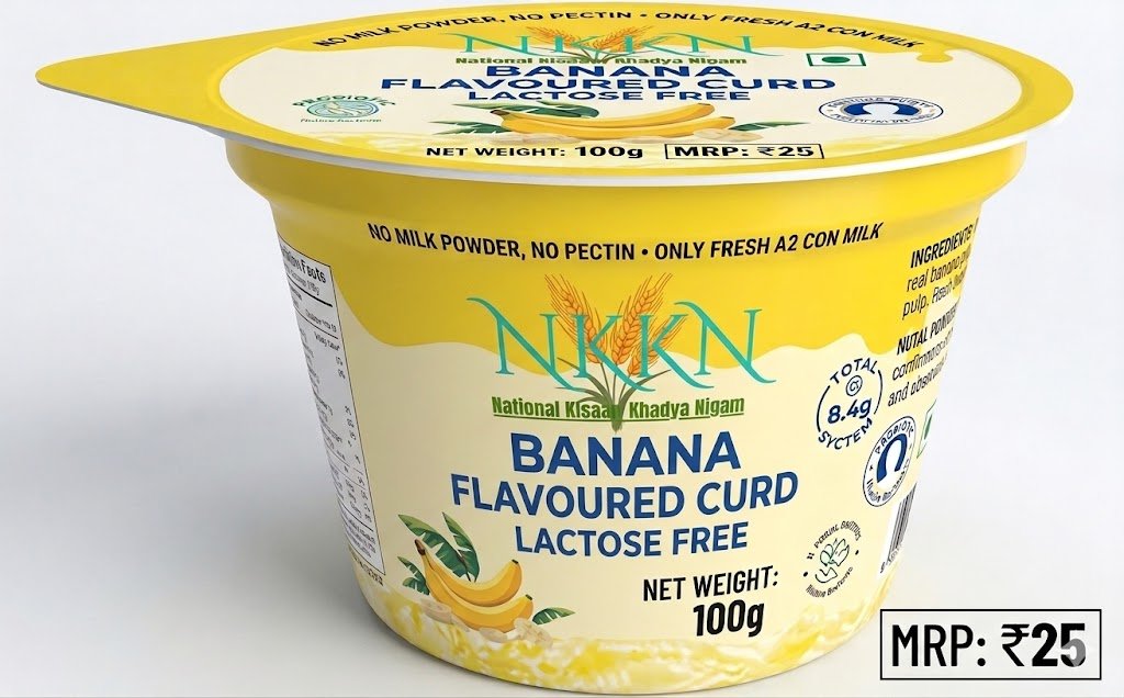 NKKN Banana Curd Lactose Free